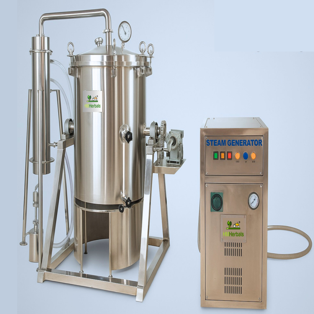 Electric steam distillation unit