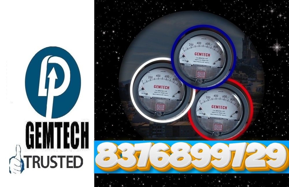Popular Cities GEMTECH Differential Pressure Gauge Wholesalers for Agra