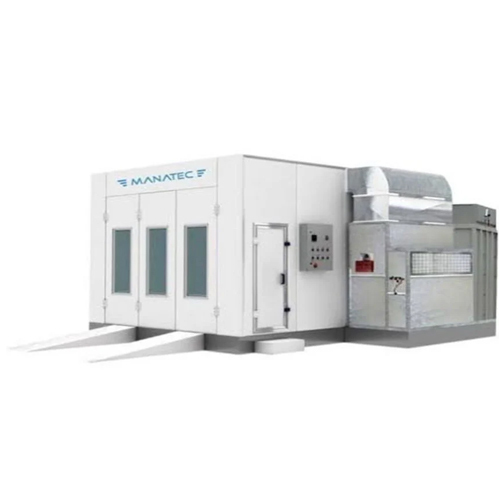 440 V Manatec Automatic Car Paint Booth - Color: White