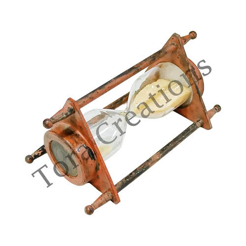 1 Minute Wooden And Brass Sand Timer