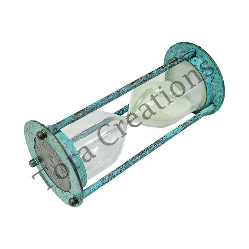 5 Minute Brass Hourglass Sand Timer