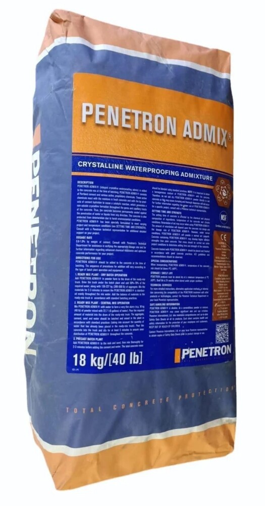Penetron Admix Crystalline Waterproofing Admixture