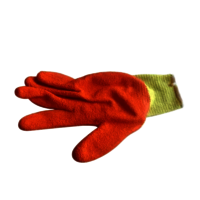Full Fingered Pu Coated Glove - Color: Multicolor