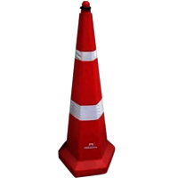 Pvc Traffic Cone - Color: Red And White