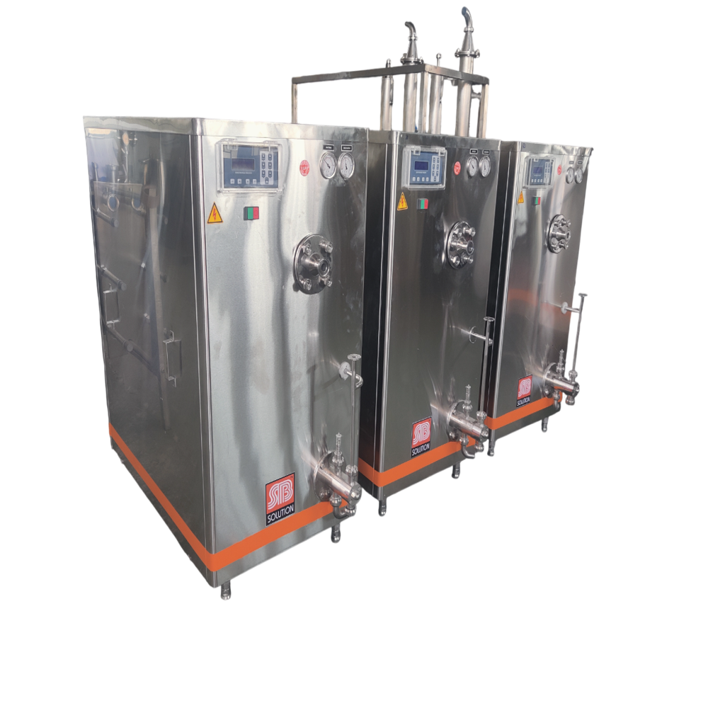 SS304 Continuous Ice Cream Freezer 200 LPH