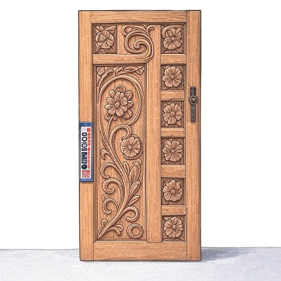 Exterior Wooden Door