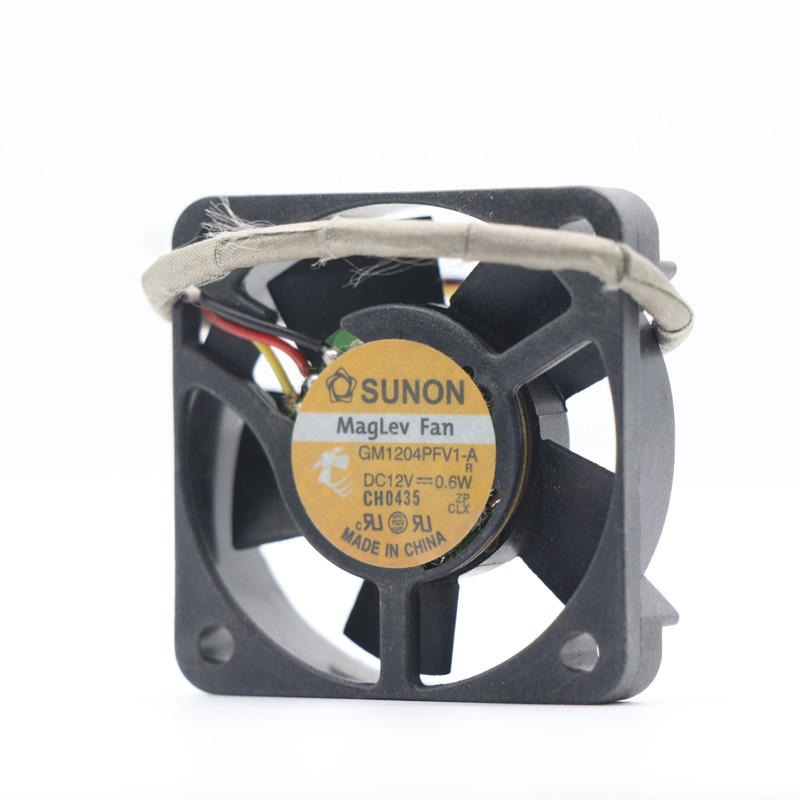 SUNON GM1204PFV1-A 12VDC 0.6W 40*40*10mm Ball Bearing Cabinet Axial Cooling Fan