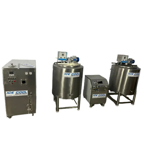 Necharal Ice Cream Machine - Color: Silver