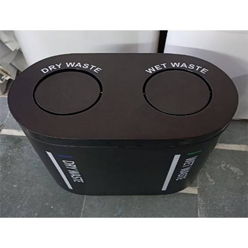 S.S Powder Coated 2 In 1 Dustbin - Automation Grade: Manual