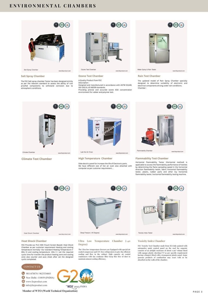 Salt Spray Chamber - Color: Silver