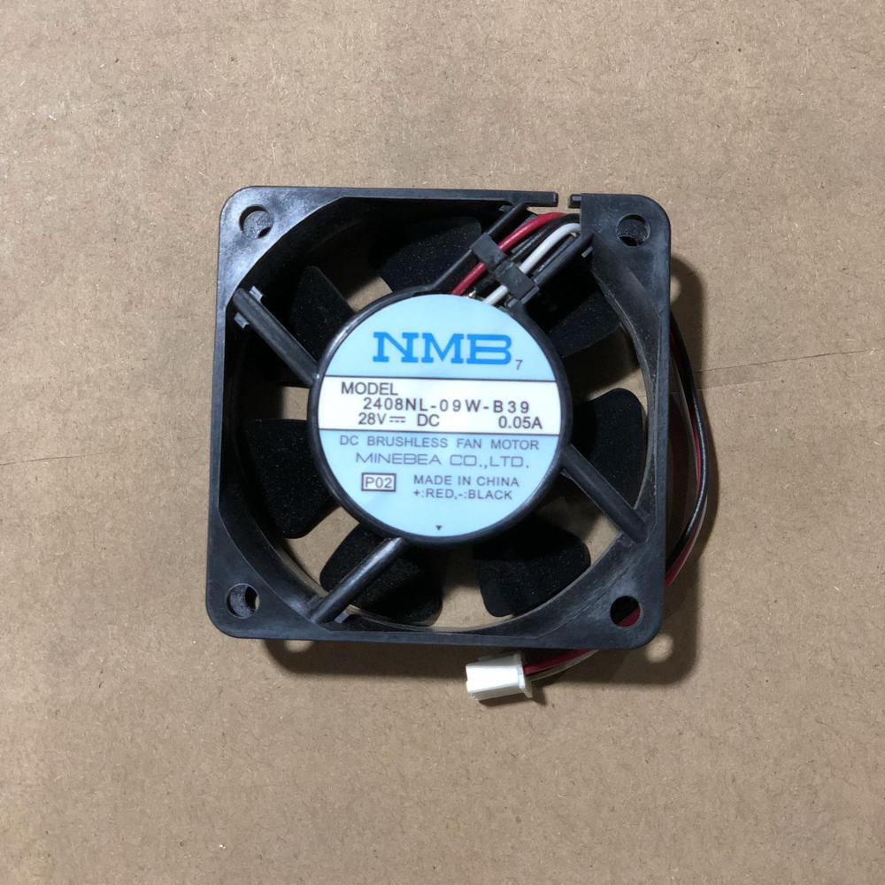NMB 2408NL-09W-B39-P02 60*60*20mm 28VDC 0.05A.Ball Bearing Cabinet Axial Cooling Fan