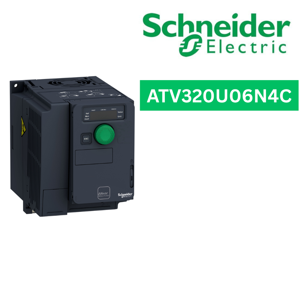 ATV320U06N4C-variable speed drive, Altivar Machine ATV320, 0.55kW, 380 to 500V, 3 phases, compact