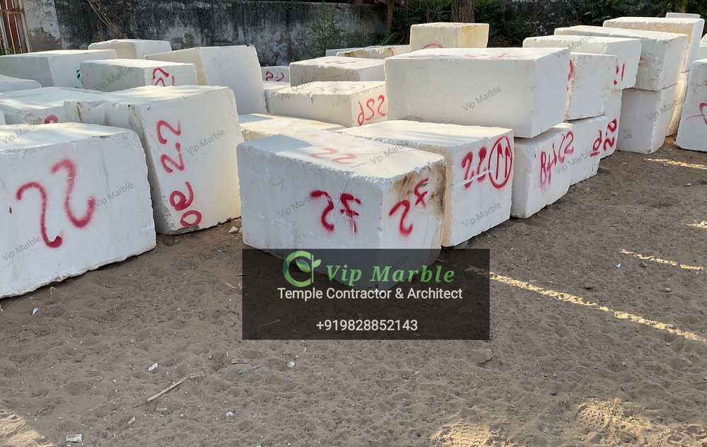 Vietnam white marble block