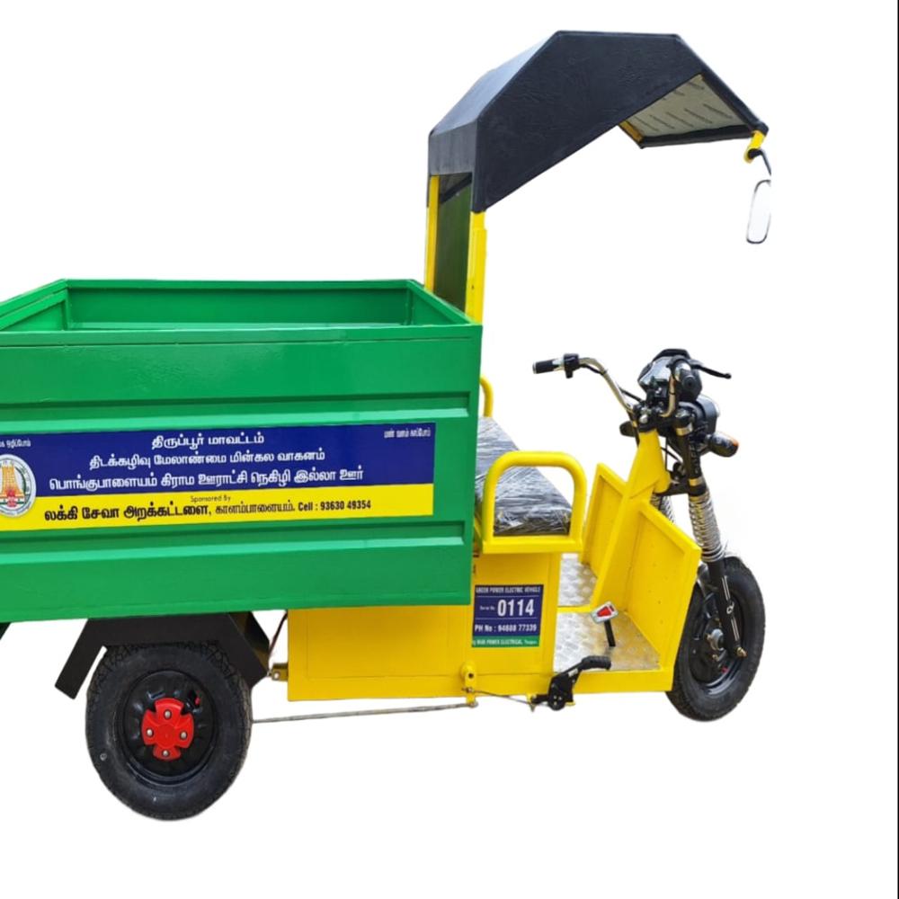 Electric Goods Vehicle - Lithium Battery, High Range, 1 Seat Capacity | Eco-friendly Design For Efficient Goods Transportation