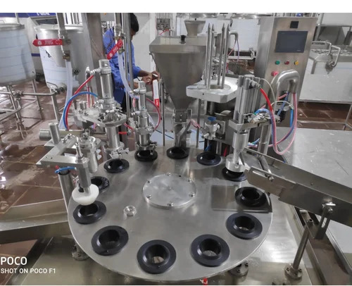 Automatic Ice Cream Cup Cone Filling Machine