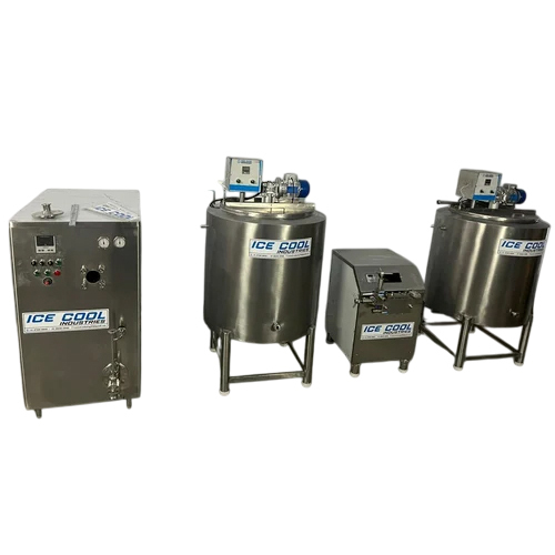 600 LPH Stainless Steel Ripple Ice Cream Plant