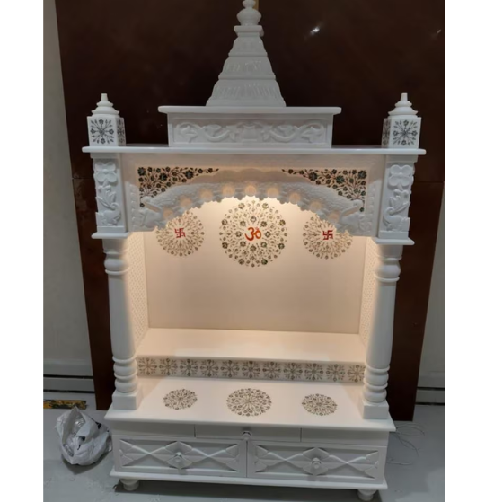 Polished Makrana Marble Temple