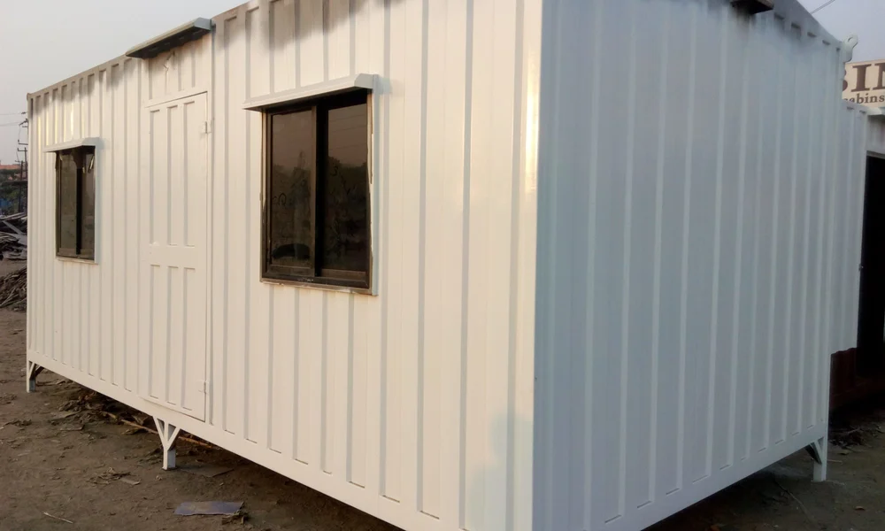 Portable Security Cabin - Color: White