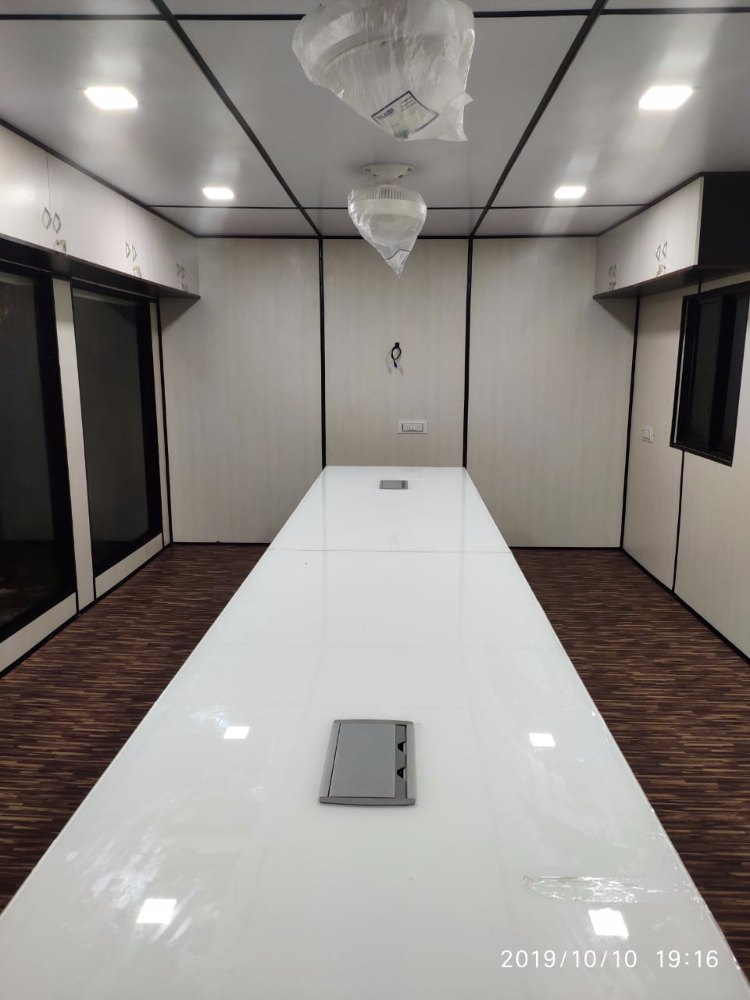 Portable Security Cabin - Color: White