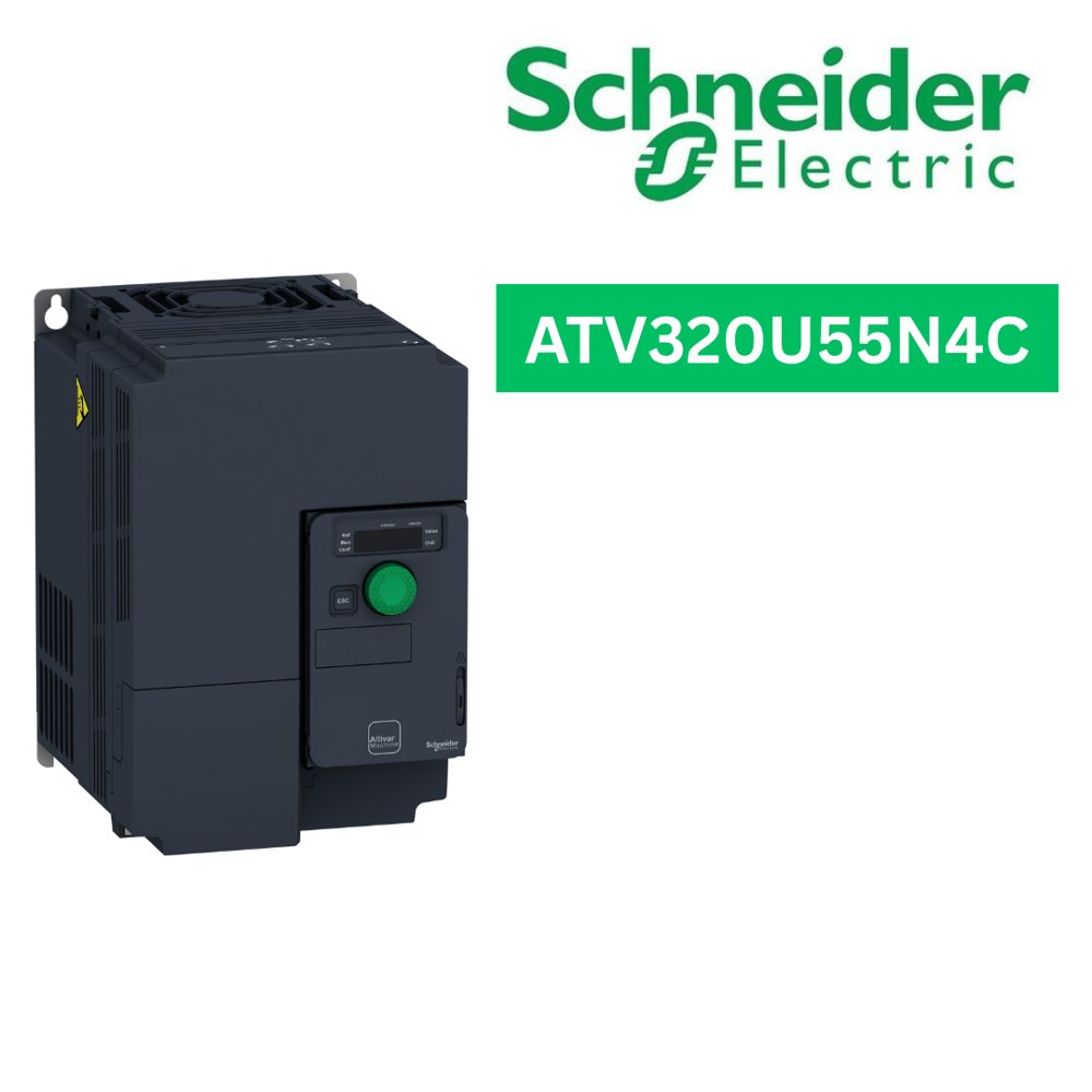 ATV320U55N4C-variable speed drive, Altivar Machine ATV320, 5.5kW, 380 to 500V, 3 phases, compact