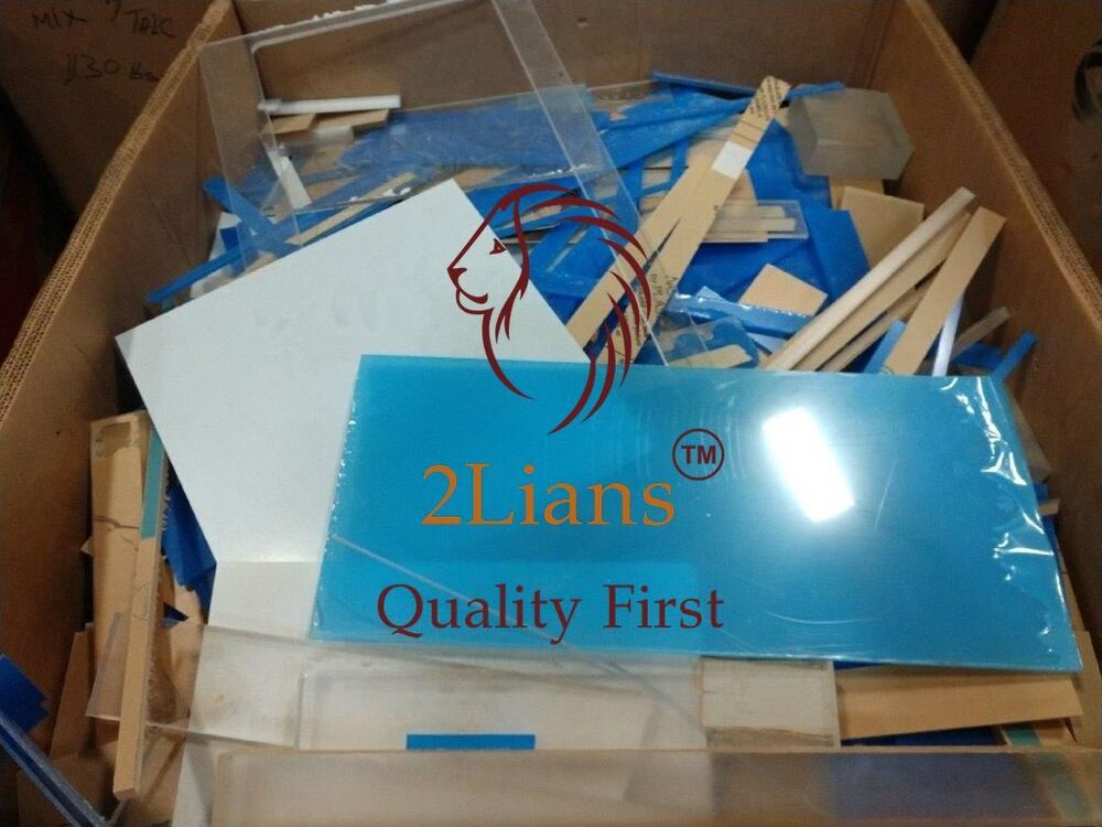 PMMA Sheet off cuts Clear transparent & colors scrap