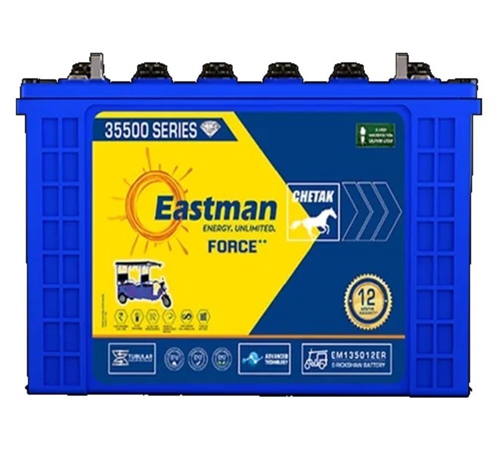 Eastman E Rickshaw Battery - Features: Sealed On All Sides