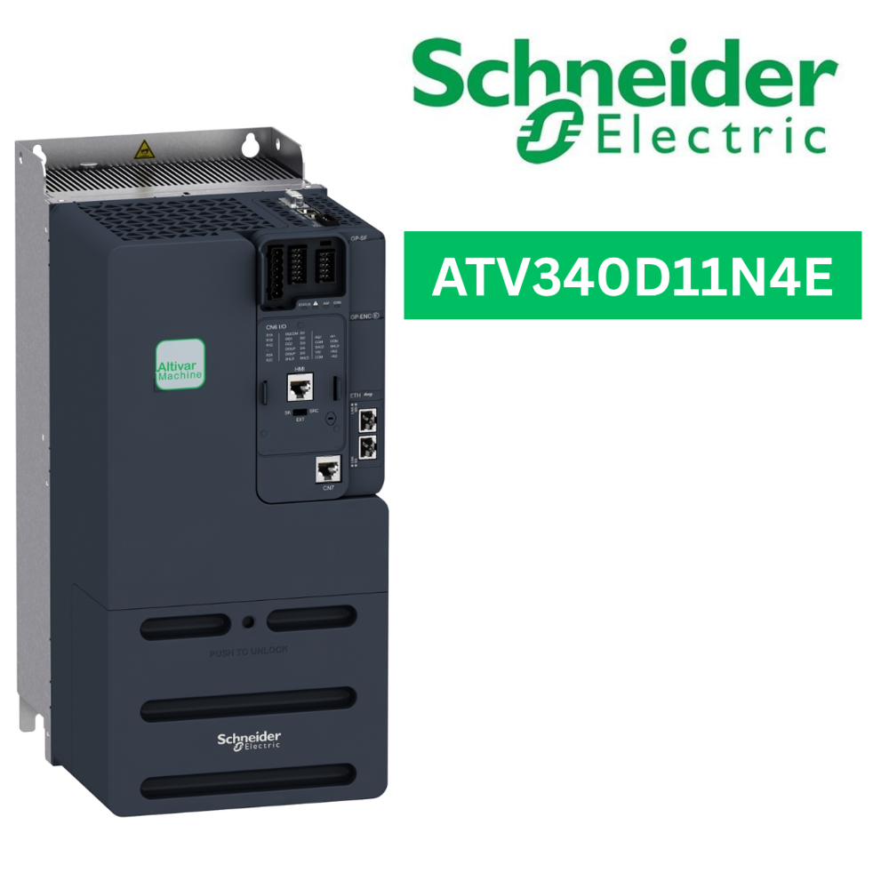 ATV340D11N4E-variable speed drive, Altivar Machine ATV340, 11kW, heavy duty, 400V, 3 phases, Ethernet