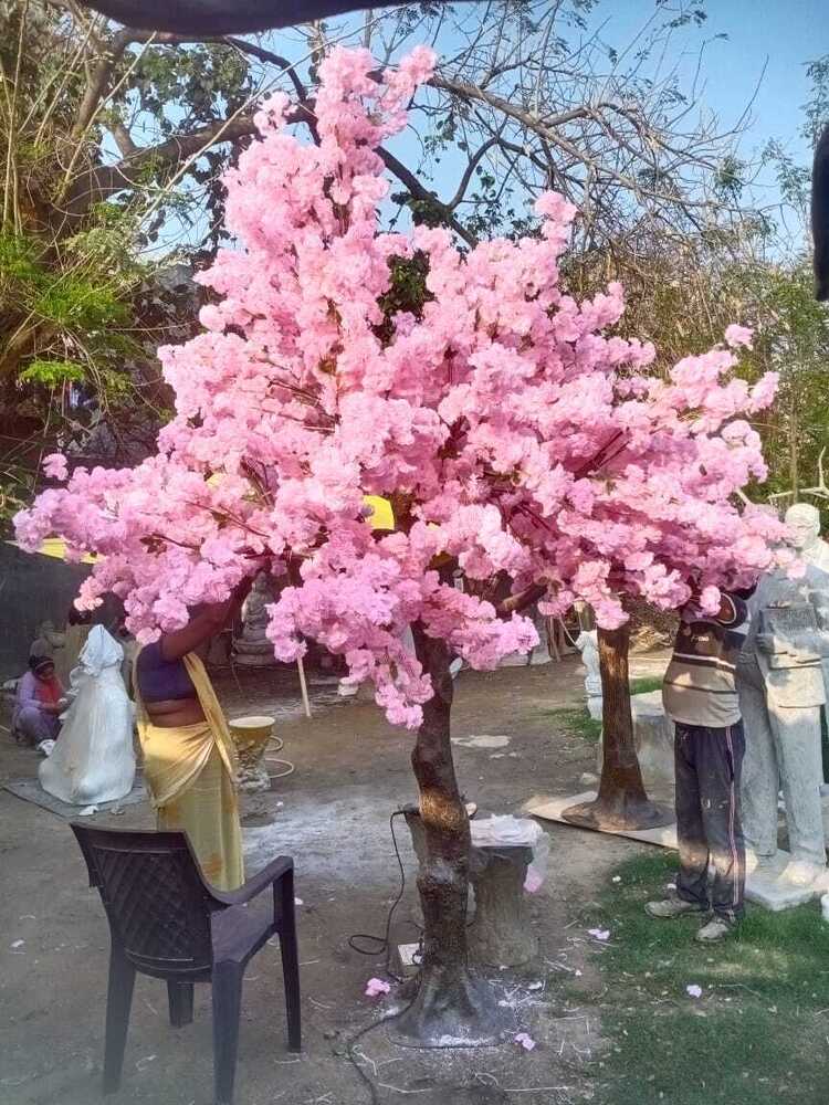FRP cherry blossom tree