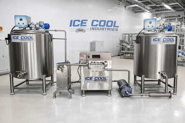 Automatic Ice Cream Plant - Color: Silver