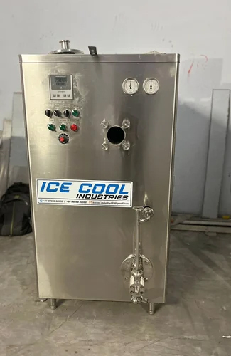 Automatic Ice Cream Making Machine - Color: Silver