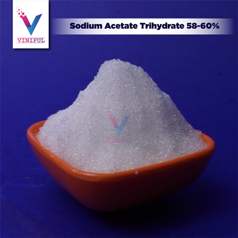 Sodium Acetate - Industrial Grade Powder , Poisonous Material For Room Temperature Applications