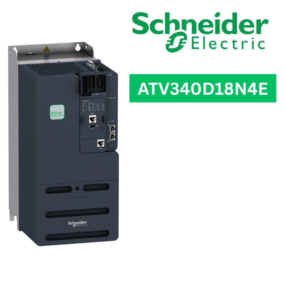 ATV340D18N4E-variable speed drive, Altivar Machine ATV340, 18kW, heavy duty, 400V, 3 phases, Ethernet