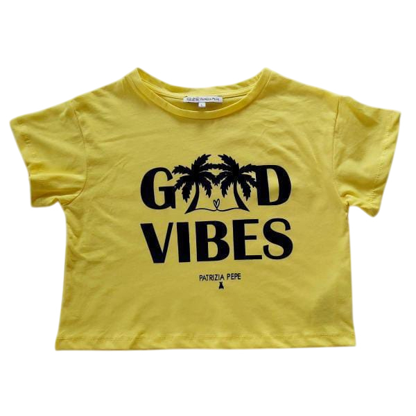 Yellow Crop Tops