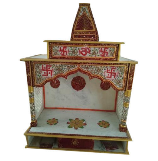 Beautiful painted Makrana Marble Mandir
