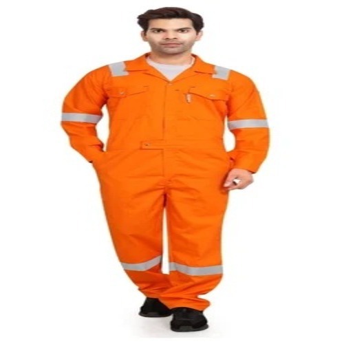 SAFETEX Cotton Boiler Suit With Reflective Tape