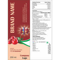 Cranberry Extract, D-mannose & Potassium Magnesium Cittrate Syrup - Dosage Form: Liquid