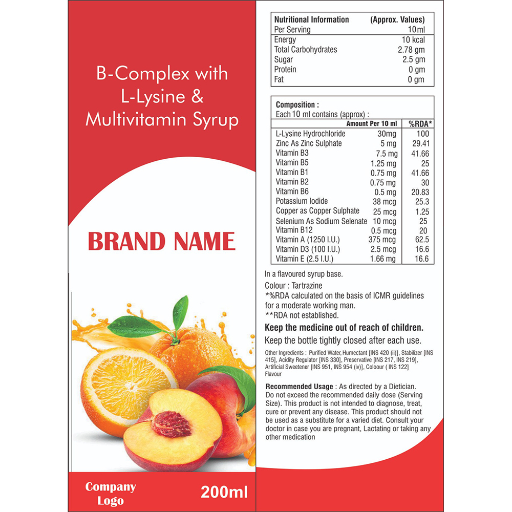 L-lysine Multivitamin