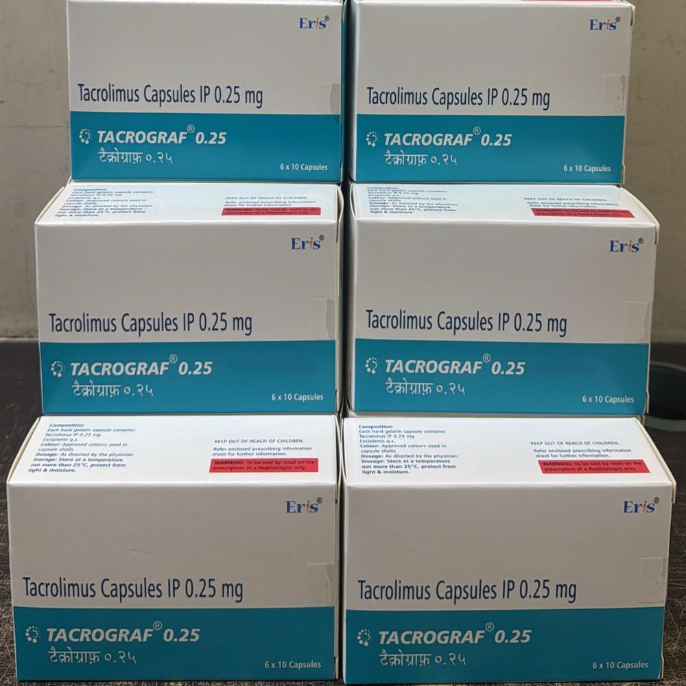 TACROGRAF 0.25mg CAPSULE