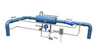 Condenser Tube Cleaning System - Color: Blue