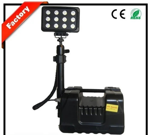 Potable Light Tower - Color: Black