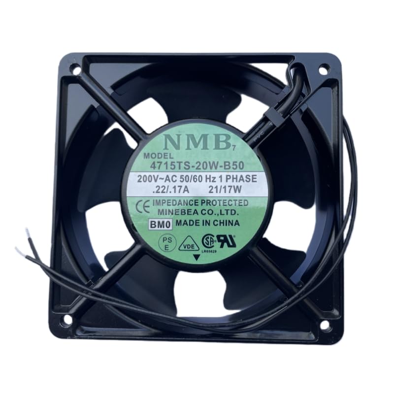 NMB MAT 4715TS-20W-B50 200V 50/60HZ 21/17W Server Square Cooling Fan