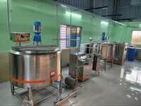 Ice Cream Machine - Stainless Steel, 100-1000 Ltr Capacity, Silver Color | Automatic Operation, Plc Control, Air Cooling System