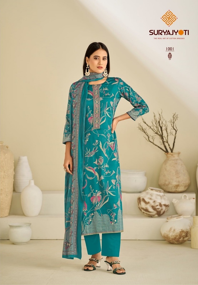 SuryaJyoti Karishma Vol-01  Dress Material