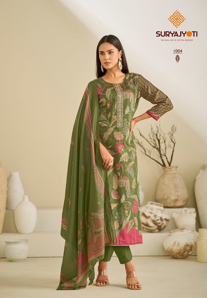 SuryaJyoti Karishma Vol-01  Dress Material