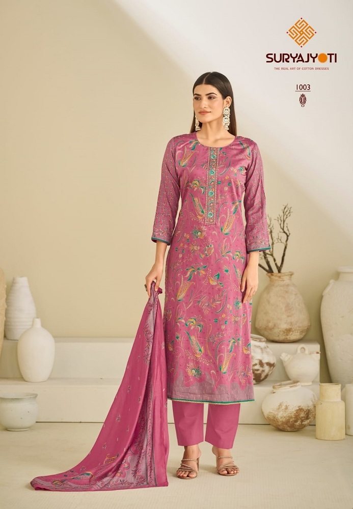 SuryaJyoti Karishma Vol-01  Dress Material