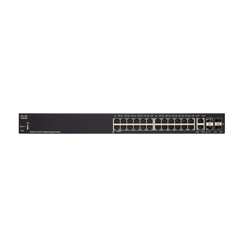 Cisco Ports Gigabit Poe Managed Switch - Dimension (L*W*H): 17.3 X 1.45 X 7.95 Inch (In)