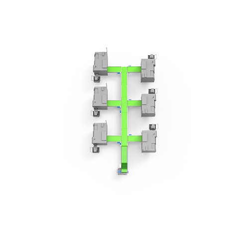 Centralize Conveyor System - Color: Ral 7035