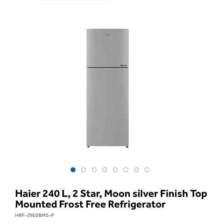 HAIER 240 L MOON SILIVER