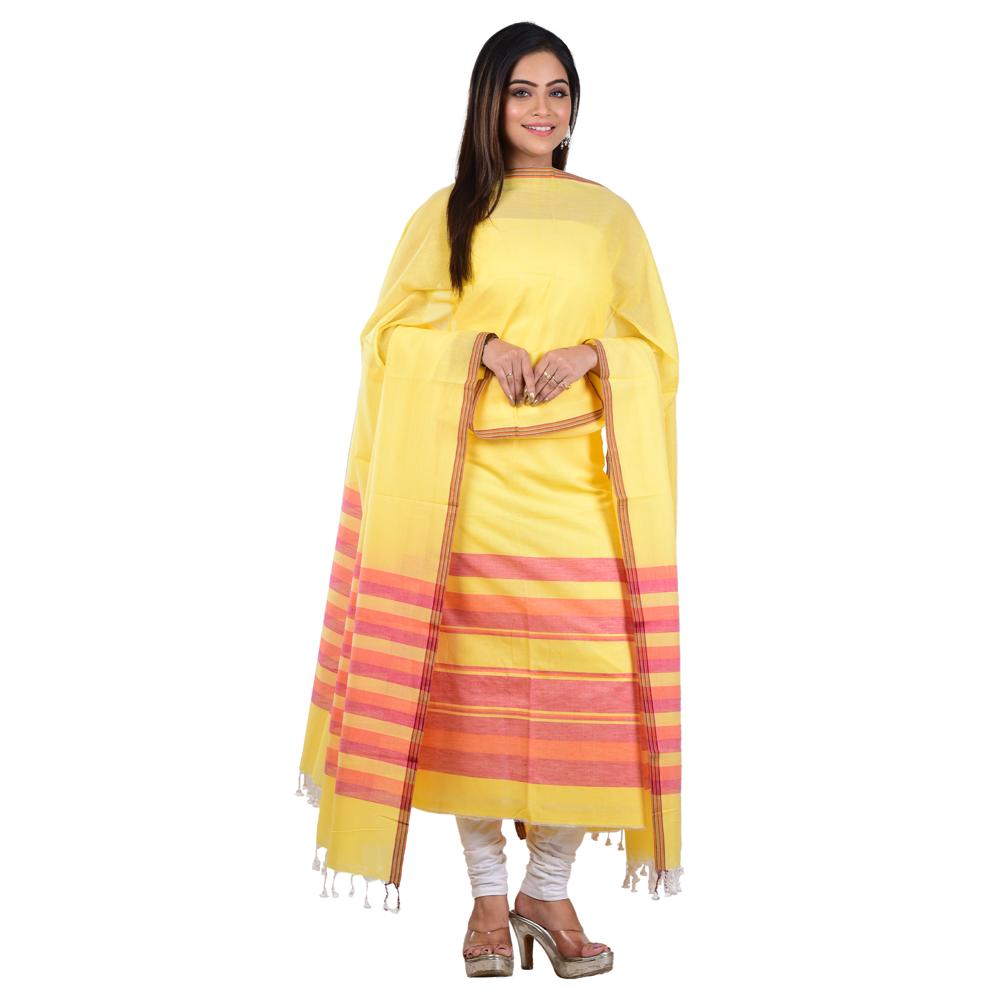 Handloom Cotton 2 Piece Suit