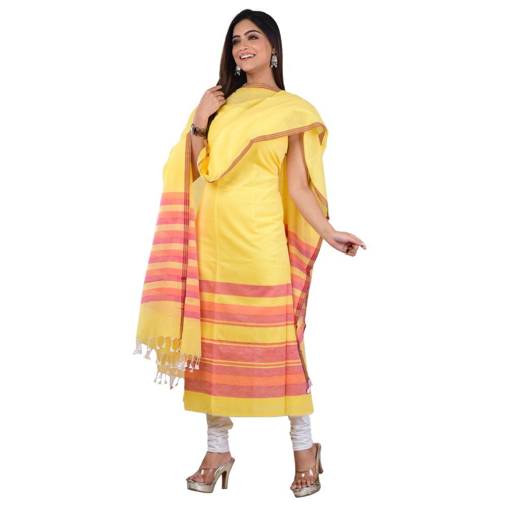 Handloom Cotton 2 Piece Suit